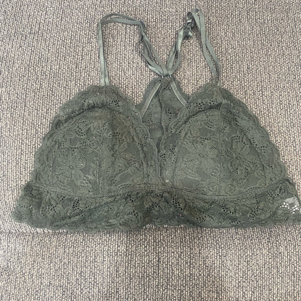 Altar’D State Green Lace Bralette